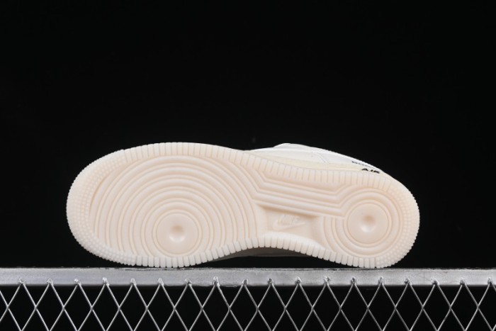 Nike Air Force 1 '07 Low Burberry Collaboration Off-White Crystal Low-Top Casual Sneakers - BB8588-226