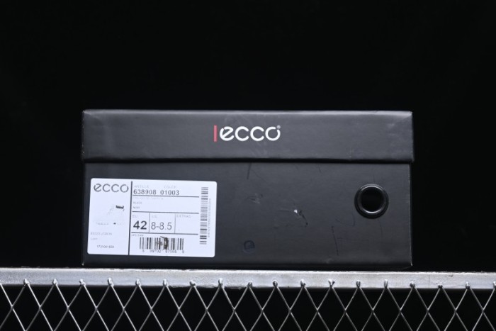 ECCO Exostrike Series Work Leather Anti-Slip Platform Boots - 63890801003