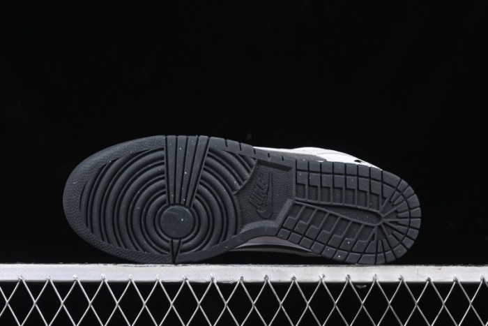 Nike Dunk Low 85 Double Swoosh Series White Grey Panda SB Low Top Casual Skate Shoes - HV1800-101