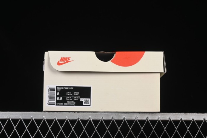 Nike Air Force 1 '07 Low Supreme Collaboration Green Camo Swoosh Casual Sneakers - KK1988-069