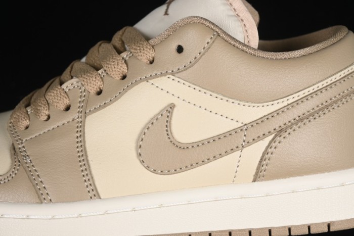 Nike Air Jordan 1 Low AJ1 Wheat Color Low-Top Casual Sneakers - DC0774-203