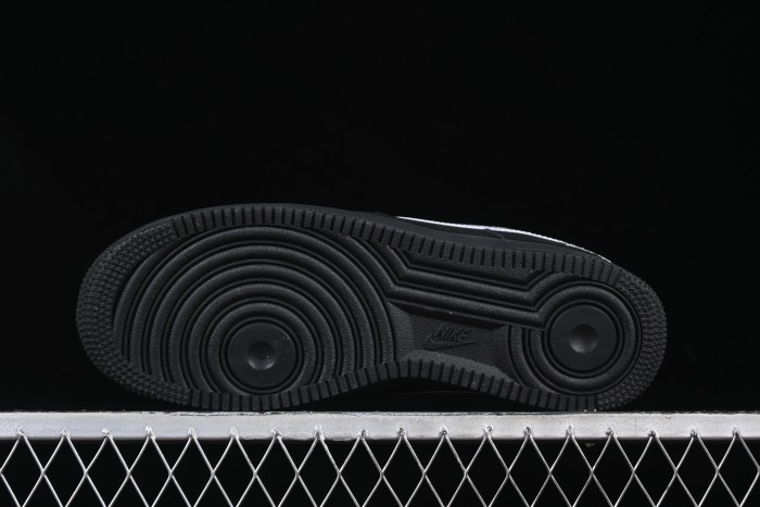 Nike Air Force 1 '07 Low Stussy Collaboration Silver Swoosh Starry Sky Casual Sneakers - DF0188-043