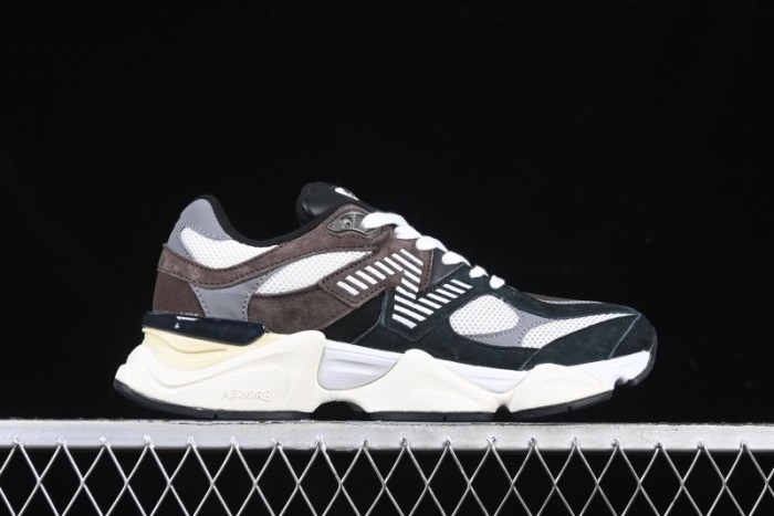 New Balance 9060 Retro Casual Running Shoes with ABZORB Cushioning Technology - U9060BRN