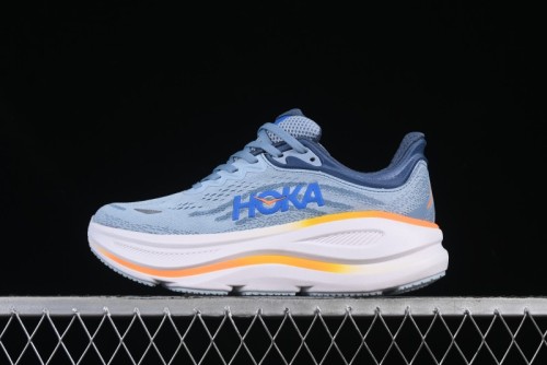 HOKA ONE ONE Bondi 9 Cushioned Running Shoes with Soft EVA Midsole - 1162013 DNP