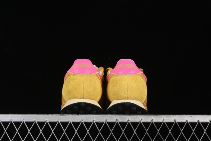 Stussy x Nike Roshe Run LD-1000 Comfortable Versatile Non-Slip Durable Waffle Low-Top Casual Running Shoes - FQ5369-700