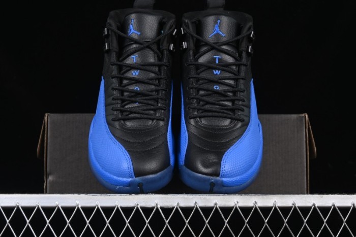 Nike Air Jordan 12 Retro Basketball Shoes with Game Royal Colorway - 130690-014