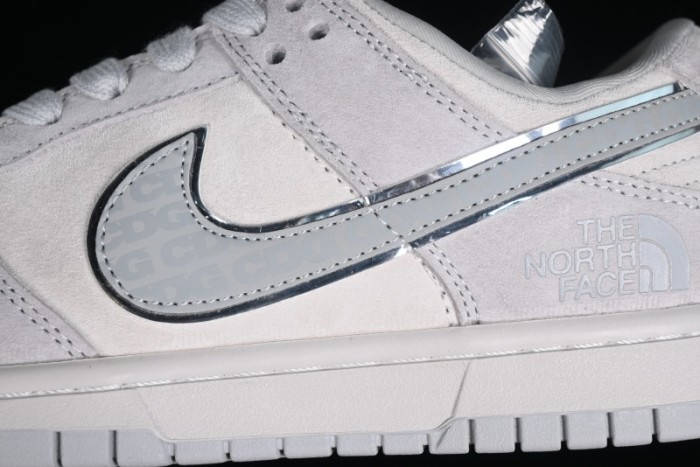 Nike Dunk Low The North Face CDG Collaboration - Light Grey Skateboarding Shoes - DQ1098-338 1
