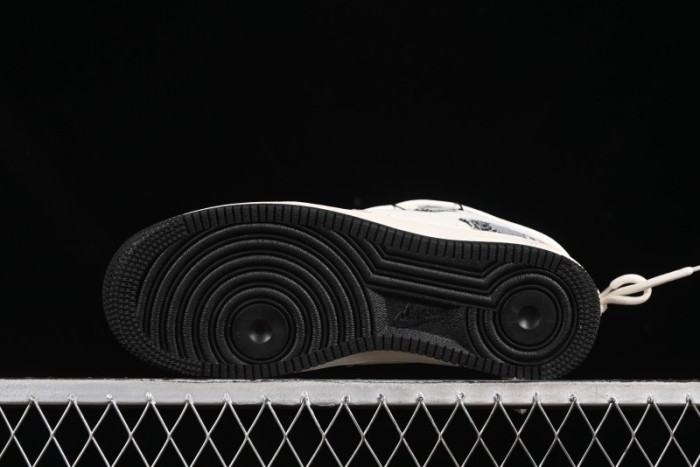 Nike Air Force 1'07 Low Gucci Collaboration Grey Pattern Drawstring Casual Sneakers - YX5066-319