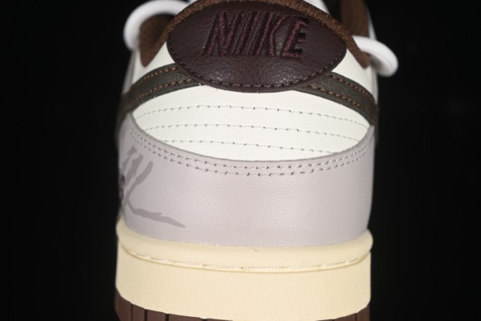 Nike Dunk Low Koala Party Distressed Grid Low-Top Casual Skate Shoes - DD1503-124