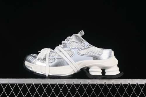 GG-CC Star-Design Lace-Up Hollow-Out Platform Sneakers with 5cm Height Boost - G25U9789