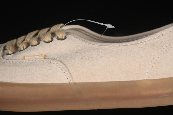 Vans Premium Authentic Suede Retro Sneakers with Translucent Rubber Sole - VN000CRQBYS