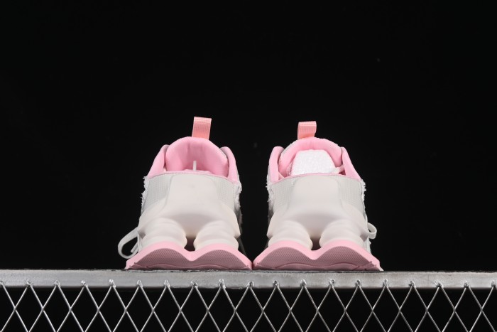 GG-CC Star Same Style Lace-Up Hollow Out Chunky Sneakers with 5cm Height Increase - G25U9910 Pink