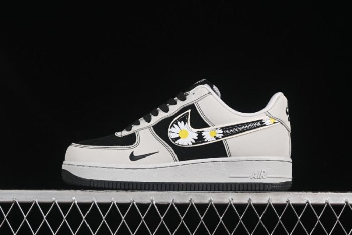 Nike Air Force 1'07 Low GD Collaboration Chrysanthemum Swoosh Casual Sneakers - DF0188-055