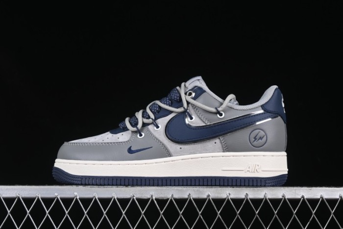 Nike Air Force 1 '07 Low Lightning Collaboration Cement Grey Drawstring Casual Sneakers - SJ1198-111