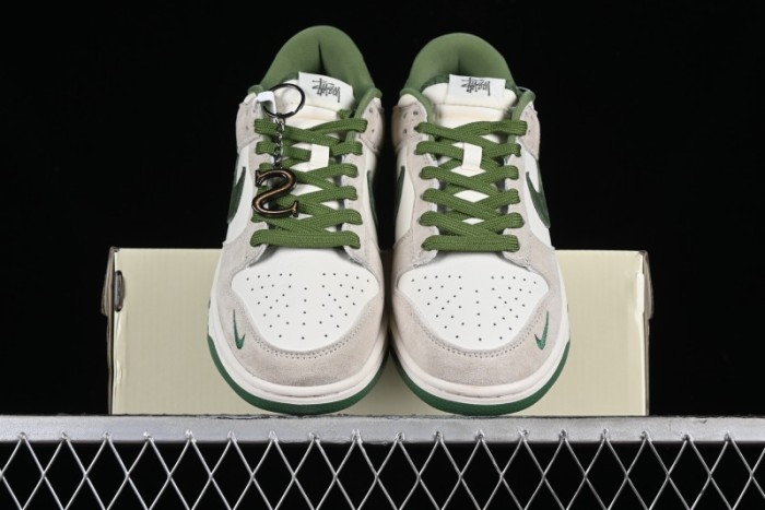 Stussy x Nike SB Dunk Low Anniversary Premium Custom Sneakers - DQ1098-340 1