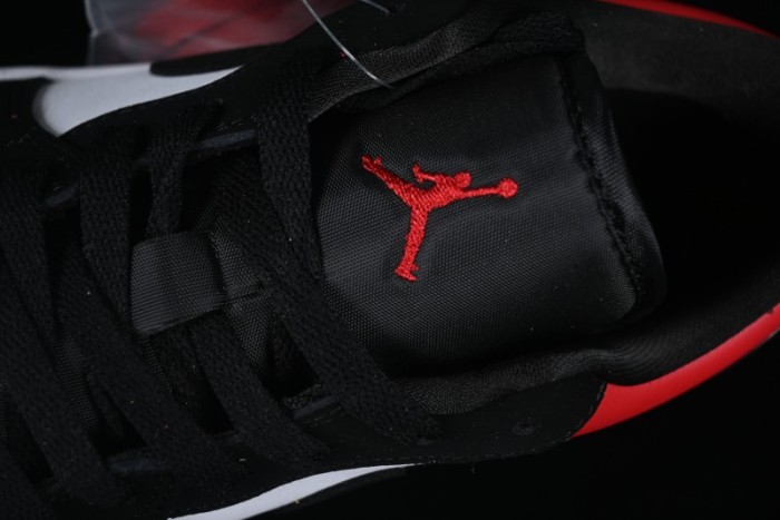 Nike Air Jordan 1 Low  White Black Gym Red  Retro Casual Sneakers - IB8971-106