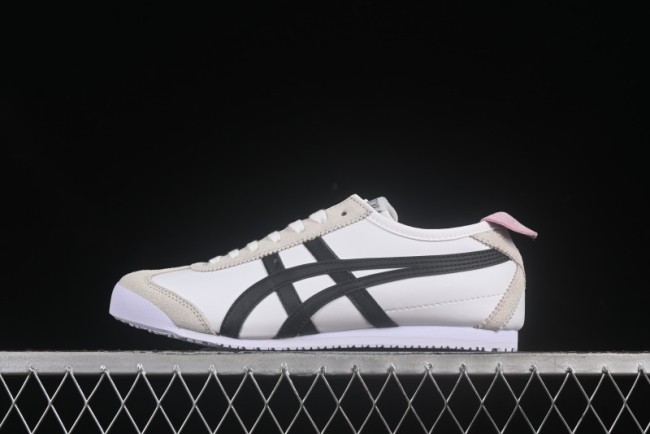 Onitsuka Tiger Mexico 66 Low-Top Leather Sneakers for Casual Running - 1183C380-100