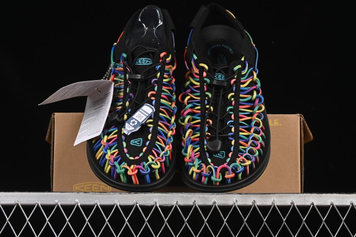 Keen Uneek Flat-M Woven Elastic Strap Outdoor Water Sports Sandals - 1025171