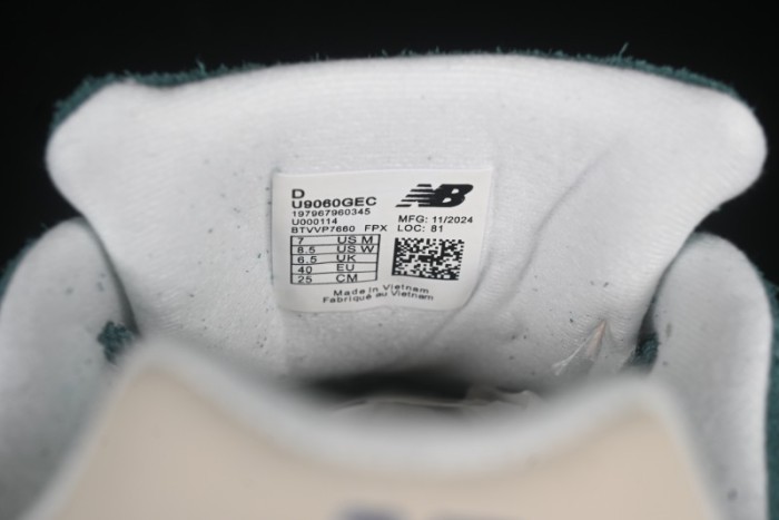 New Balance NB9060 Series Retro Casual Running Shoes with ABZORB Cushioning - U9060GEC