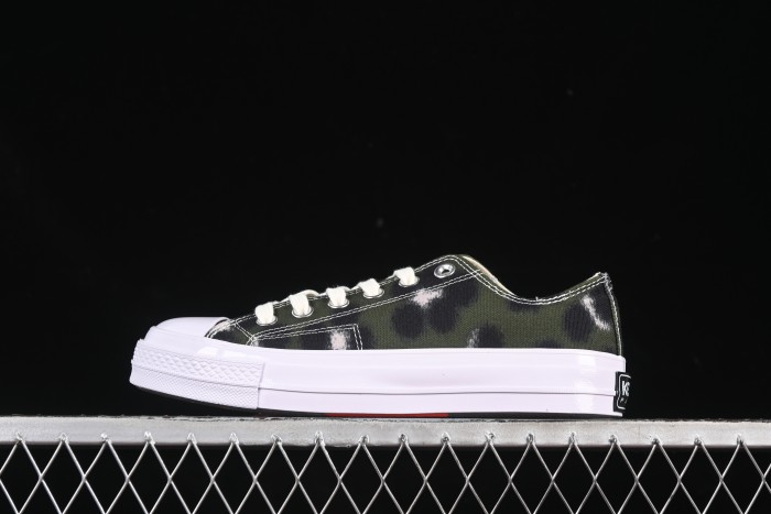 Kenzo Chuck Taylor Ox Hana Leopard Cypress Low Top Casual Sneakers - A16291C