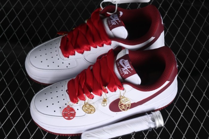 Nike Air Force 1 '07 Low Casual Sneakers with Full-Length Air Cushion - FV5948-105 1