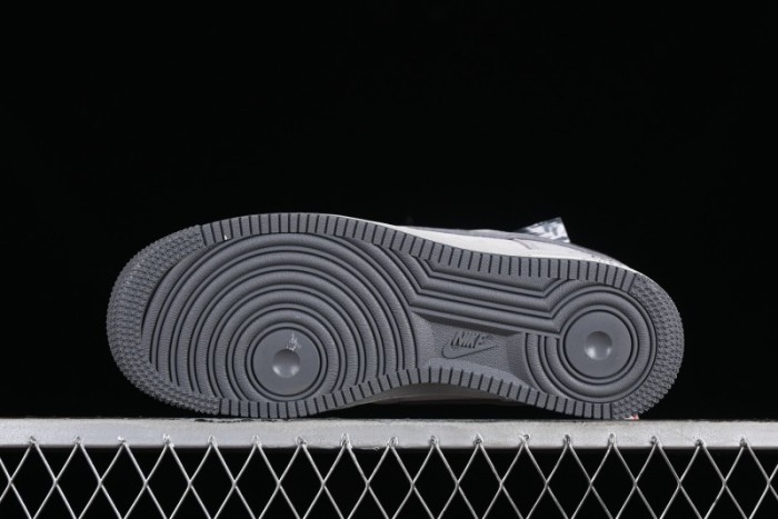 Nike Air Force 1 '07 Low The North Face CDG Collaboration - Light Grey Pigskin Low-Top Casual Sneakers - HD1968-016 1