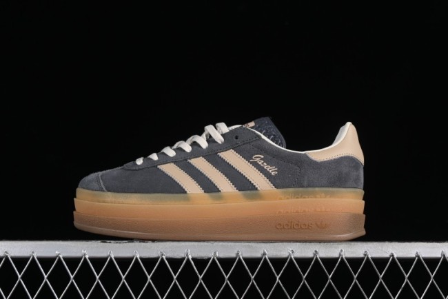 Adidas Originals Gazelle Bold IE0428 Low-Top Sneakers with Thick Sole for Casual Wear Anti-Slip and Durable - IE0428 1