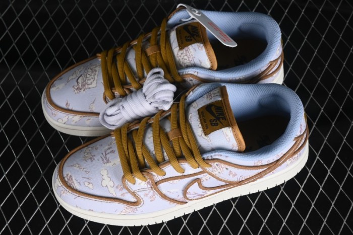 Nike SB Dunk Low Premium  Pastoral Print  Skateboarding Shoes - FN5880-001 1
