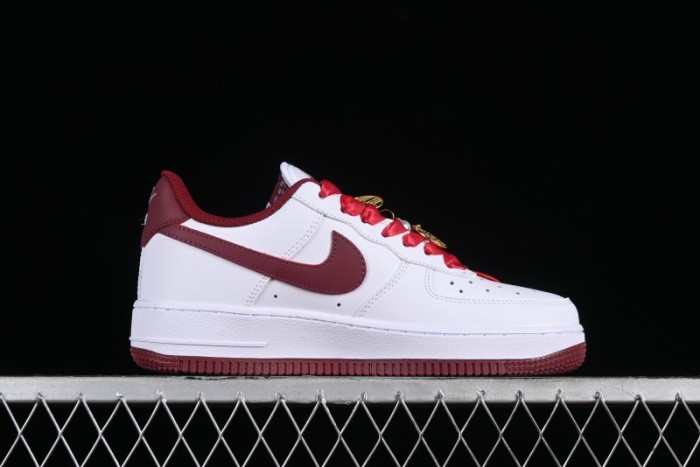 Nike Air Force 1 '07 Low Casual Sneakers with Full-Length Air Cushion - FV5948-105 1