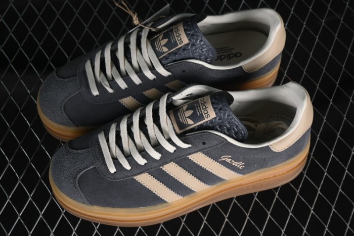 Adidas Originals Gazelle Bold IE0428 Low-Top Sneakers with Thick Sole for Casual Wear Anti-Slip and Durable - IE0428 1
