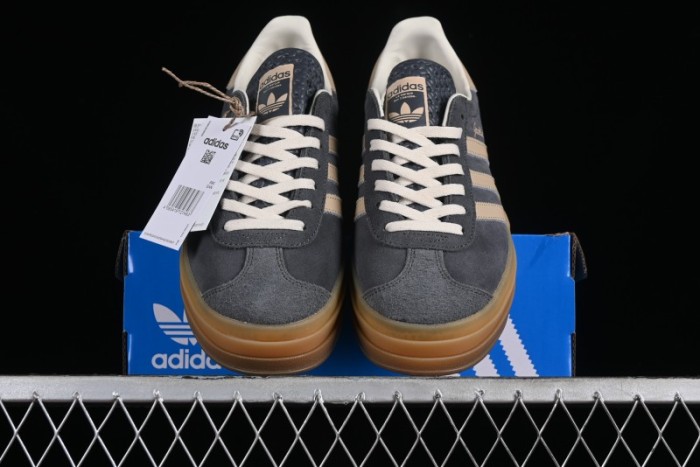 Adidas Originals Gazelle Bold IE0428 Low-Top Sneakers with Thick Sole for Casual Wear Anti-Slip and Durable - IE0428 1