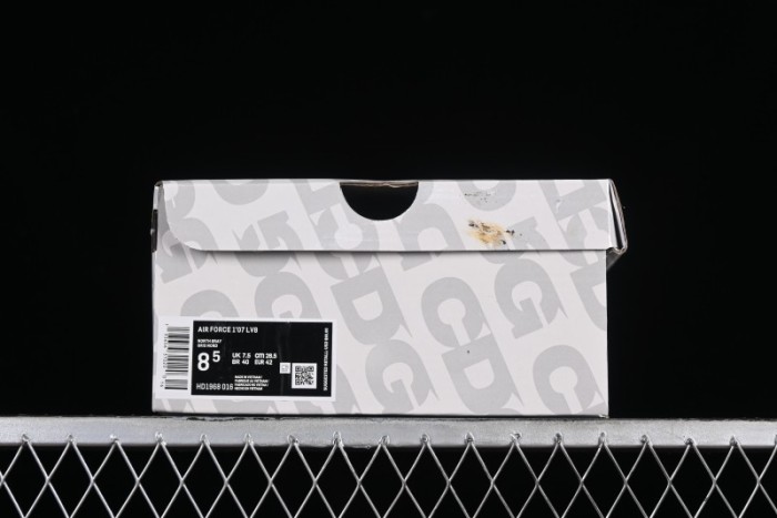 Nike Air Force 1 '07 Low The North Face CDG Collaboration - Light Grey Pigskin Low-Top Casual Sneakers - HD1968-016 1