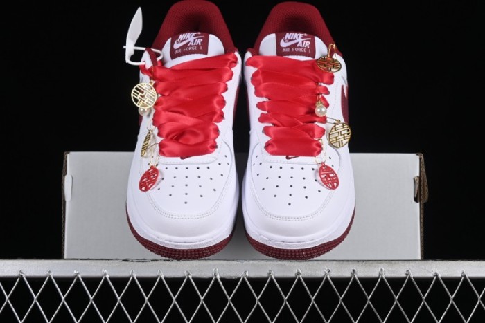 Nike Air Force 1 '07 Low Casual Sneakers with Full-Length Air Cushion - FV5948-105 1