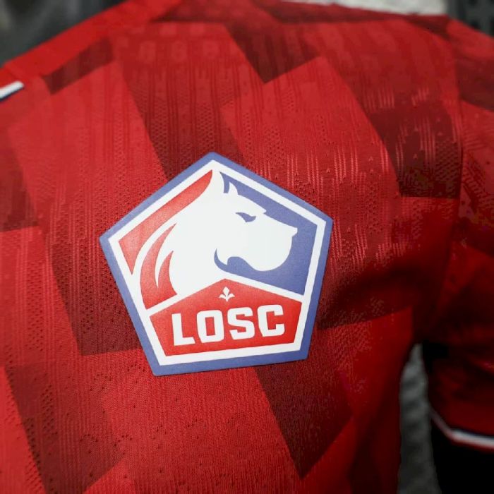 2025/26 Player Version Mens Lille OSC Home Jersey