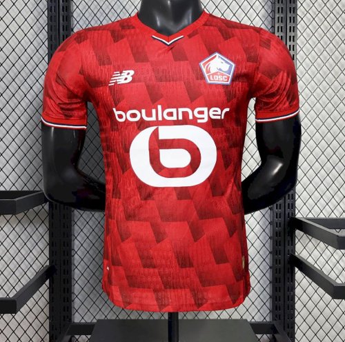 2025/26 Player Version Mens Lille OSC Home Jersey