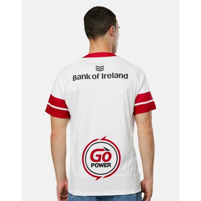 25/26 Ulster Rugby White with Red Stripe Jersey