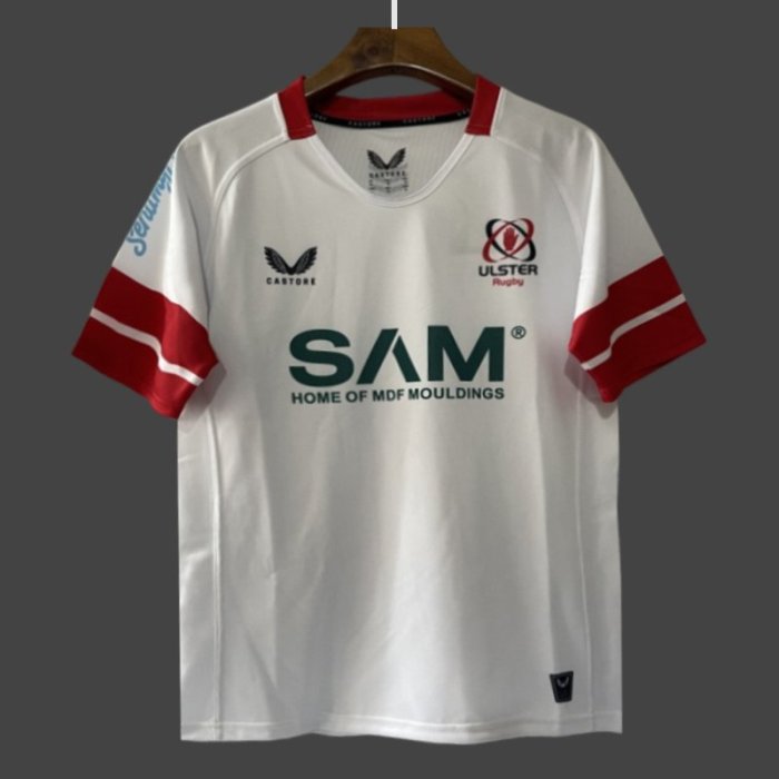 25/26 Ulster Rugby White with Red Stripe Jersey