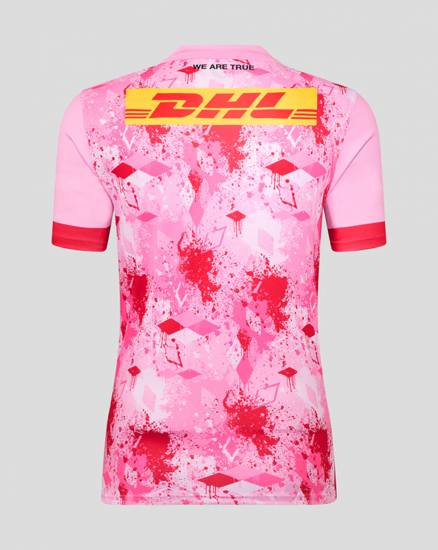 25/26 Harlequins Pink with Flamingo Splatter Pattern Jersey