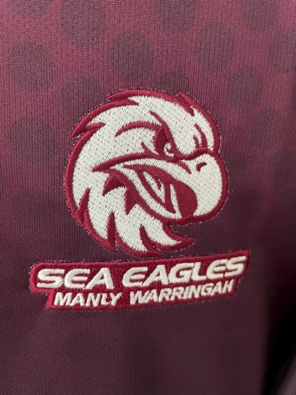 25/26 Manly Warringah Sea Eagles Maroon with Indigenous Art Jersey