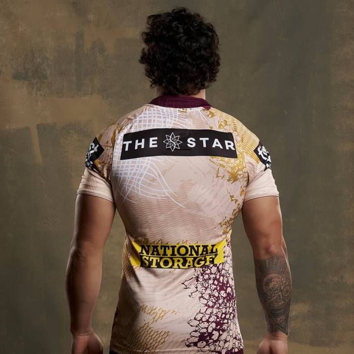 25/26 Brisbane Broncos White with Indigenous Art Jersey
