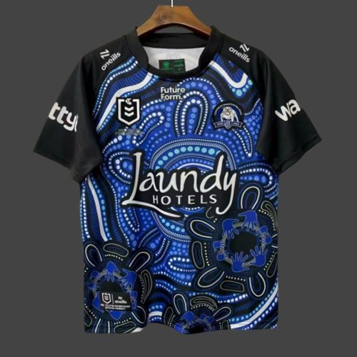 25/26 Canterbury-Bankstown Bulldogs Blue with Indigenous Art Jersey