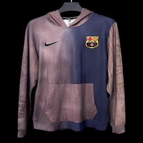 25/26 Travis Scott x Nike x FC Barcelona Split-Dye Crest Hoodie
