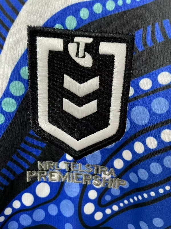 25/26 Canterbury-Bankstown Bulldogs Blue with Indigenous Art Jersey