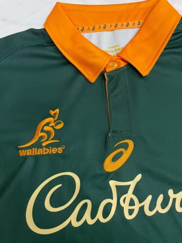 2026 Australia Wallabies Green with Indigenous Art Design Jersey