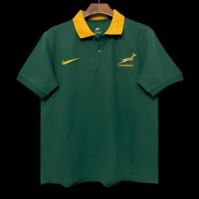 2026 South Africa Green Polo Rugby Jersey