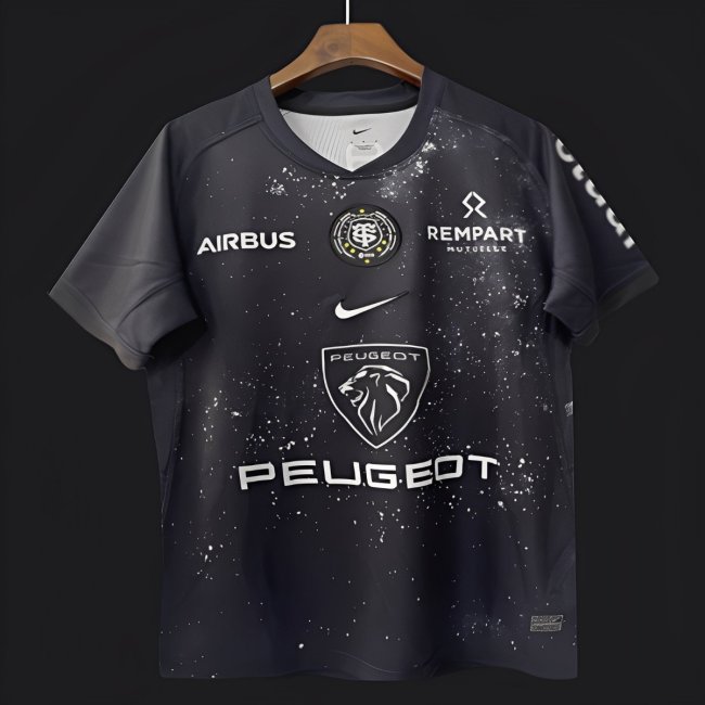 25/26 Toulouse Black with Galaxy Splatter Jersey
