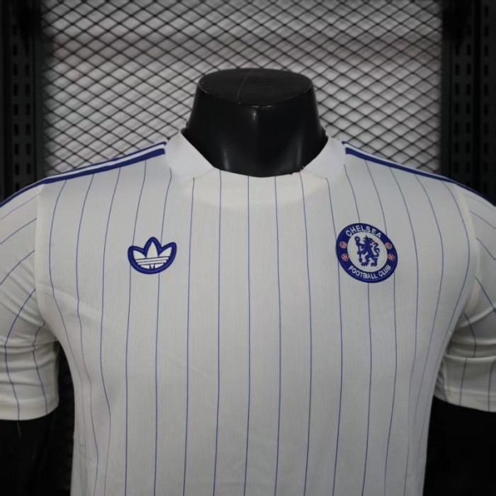 Player Version 25/26 Chelsea White Adidas Original Casual Jersey