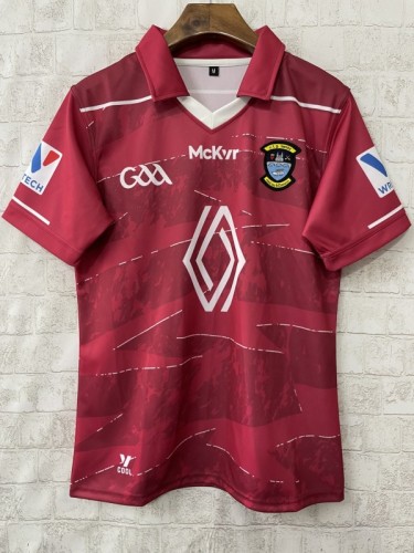 25/26 Westmeath GAA Maroon with Contour Lines Pattern Jersey