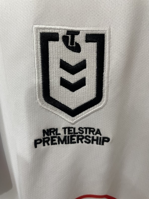 25/26 South Sydney Rabbitohs White with Red and Green Chevron Jersey