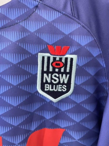 2026 NSW Blues Royal Blue to Sky Blue Gradient with Diamond Pattern Women's Jersey